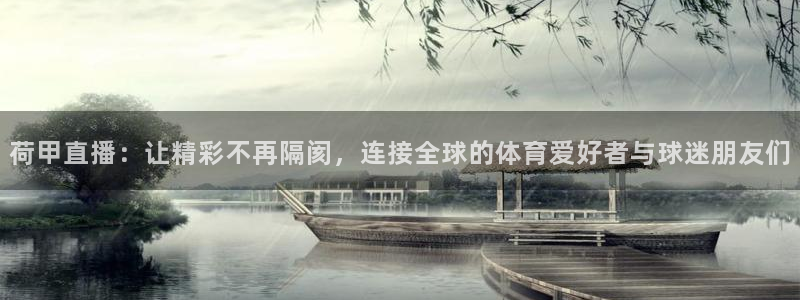 833体育在线直播在线看免费版：荷甲直播：让精彩不再隔阂，连接全球的体育爱好者与球迷朋友们
